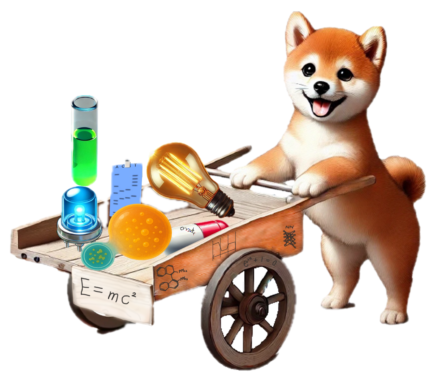 推し研推進キャラクター「おし犬のおっしー」